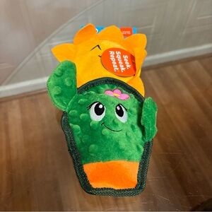 Outward Hound 2-Pack SUN & CACTUS Durable Dog Toy New